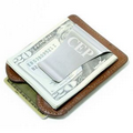 Leather Smart Money Clip(R) - Italian Brown